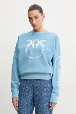 Pinko Bluza bawełniana damska kolor z nadrukiem 104618 A2CV