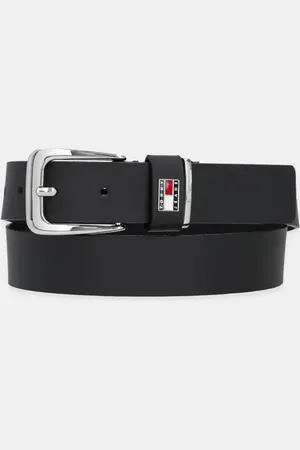 Tommy Hilfiger Pasek skórzany damski kolor AW0AW17317