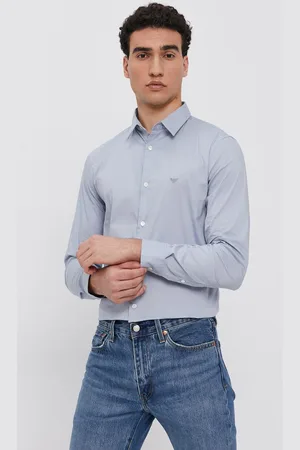 Emporio Armani Koszula męska regular z kołnierzykiem klasycznym 8N1C09 1NI9Z