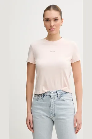 Calvin Klein T-shirt bawełniany damski kolor J20J225524
