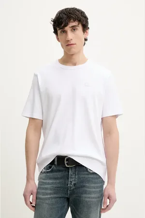 Diesel T-shirt T-ADJUST-SLITS-R17 T-SHIRT męski kolor gładki A16672.0AIJU
