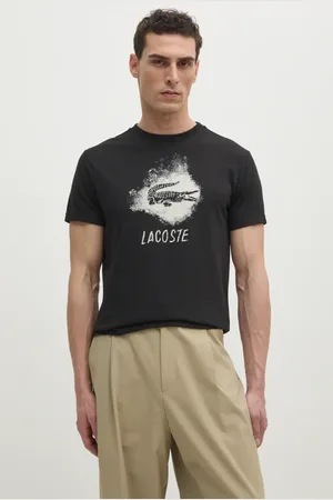 Lacoste T-shirt męski kolor z nadrukiem TH8917