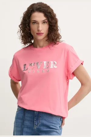 Pinko T-shirt bawełniany damski kolor 104605 A2D1