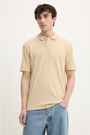 HUGO BOSS Polo bawełniane kolor gładki 50493206