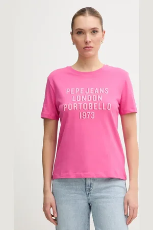 Pepe Jeans T-shirt bawełniany RUBY damski kolor PL506027