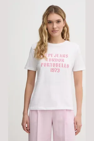 Pepe Jeans T-shirt bawełniany RUBY damski kolor PL506027