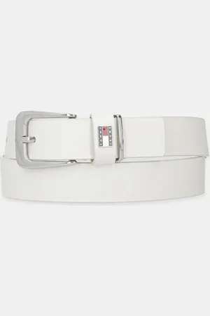 Tommy Hilfiger Pasek skórzany damski kolor AW0AW17317