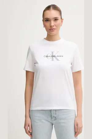 Calvin Klein T-shirt bawełniany damski kolor LV047B863G