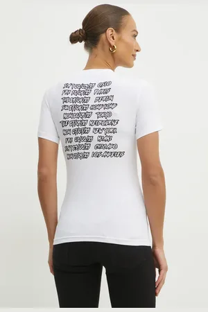 VERSACE T-shirt damski kolor 78HAHC07 CJ02C