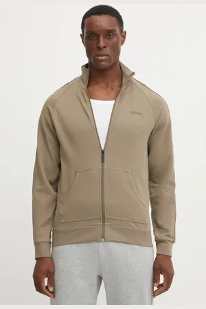 HUGO BOSS Bluza bawełniana lounge męska kolor z aplikacją 50540933