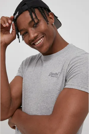 Superdry T-shirt bawełniany kolor melanżowy