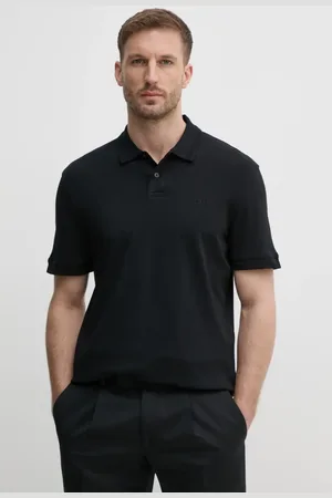 HUGO BOSS Polo bawełniane męski kolor gładki 50520109