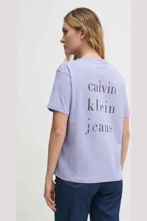 Calvin Klein T-shirt bawełniany damski kolor J20J225238