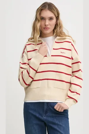 Pepe Jeans Sweter PRISCILLA damski kolor lekki PL702272