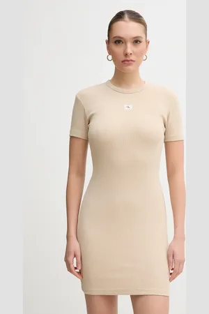 Calvin Klein Sukienka kolor mini dopasowana J20J225265