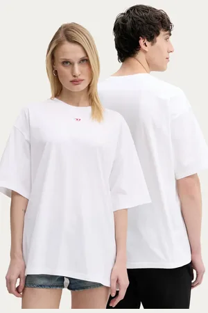 Diesel T-shirt bawełniany T-BOXT-D kolor gładki A14929.0GRAI