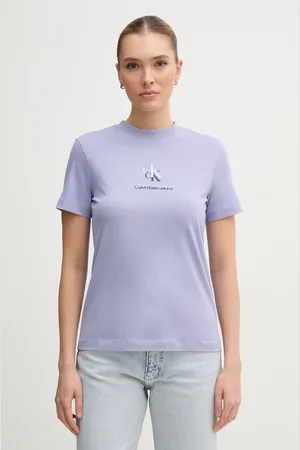 Calvin Klein T-shirt bawełniany damski kolor J20J225545