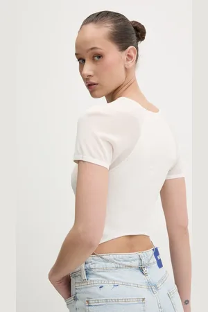 HUGO BOSS Bluzka damska kolor gładka 50538232