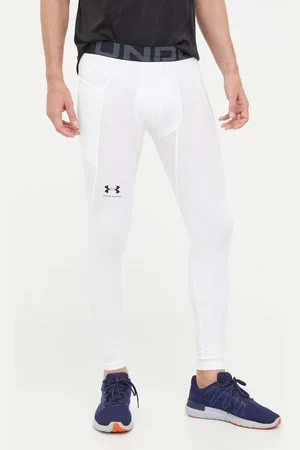 Under Armour Legginsy treningowe męskie kolor gładkie 1361586