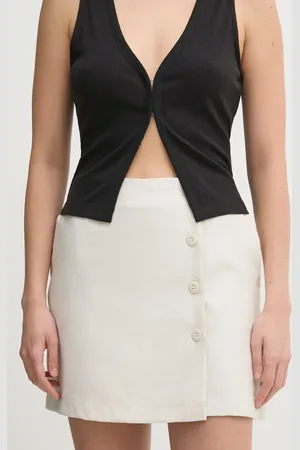 Calvin Klein Spódnica kolor mini rozkloszowana J20J225328