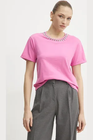 Morgan T-shirt bawełniany DOUTI damski kolor DOUTI