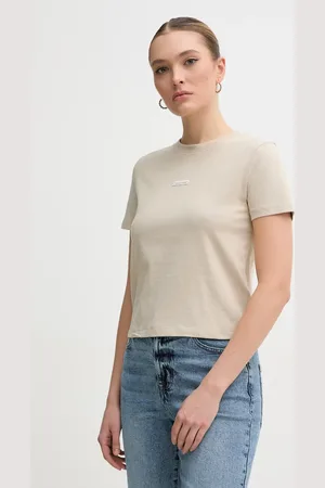 Calvin Klein T-shirt bawełniany damski kolor J20J225524