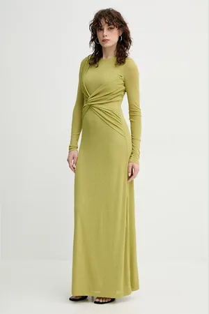 Nanushka Sukienka ROZAL kolor maxi rozkloszowana NW25RSDR16464