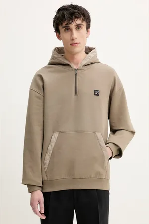 HUGO BOSS Bluza męska kolor z kapturem gładka 50536348
