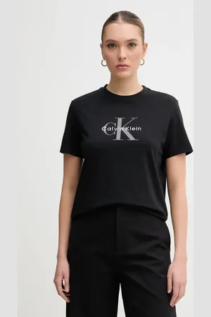 Calvin Klein T-shirt bawełniany damski kolor LV047B864G