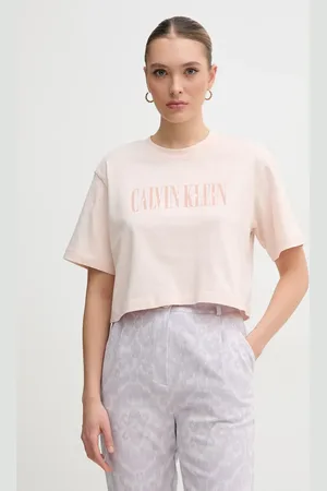 Calvin Klein T-shirt bawełniany damski kolor J20J225578