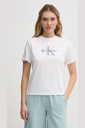 Calvin Klein T-shirt bawełniany damski kolor LV047B864G