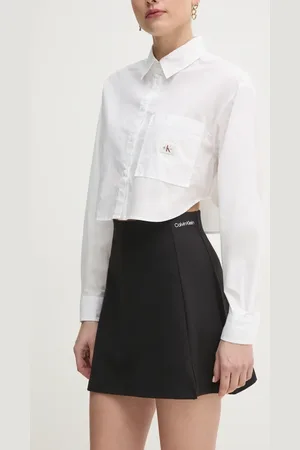 Calvin Klein Spódnica kolor mini rozkloszowana J20J225333