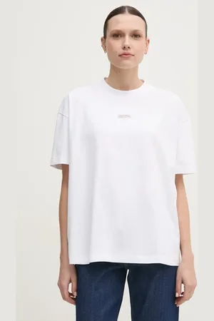 Calvin Klein T-shirt bawełniany damski kolor J20J225539