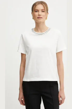 Morgan T-shirt bawełniany DOUTI damski kolor DOUTI