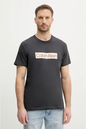 Calvin Klein T-shirt bawełniany męski kolor z nadrukiem J30J327472