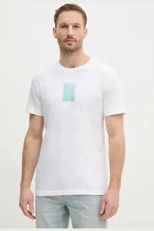 Calvin Klein T-shirt bawełniany męski kolor z nadrukiem J30J327522