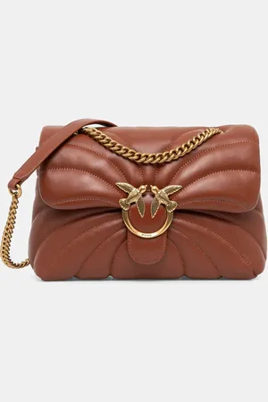 Pinko Torebka skórzana kolor 100038 A1EX