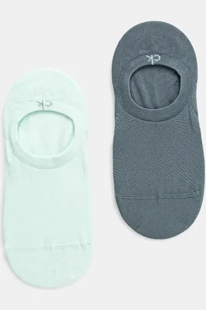 Calvin Klein Skarpetki 2-pack damskie kolor zielony 701232644