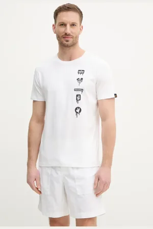 Alpha Industries T-shirt bawełniany Freedom T męski kolor z nadrukiem 156539