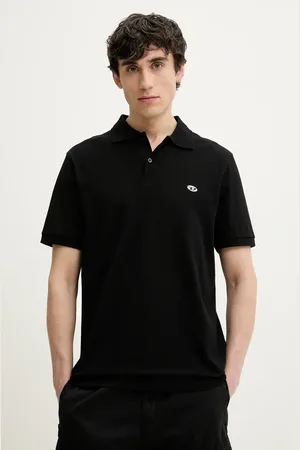 Diesel Polo bawełniane T-REJUST-DOVAL-PJ POLO SHIRT kolor gładki A15057.0AIJR