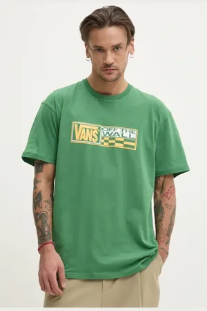 Vans T-shirt bawełniany męski kolor z nadrukiem VN000NHMBR11