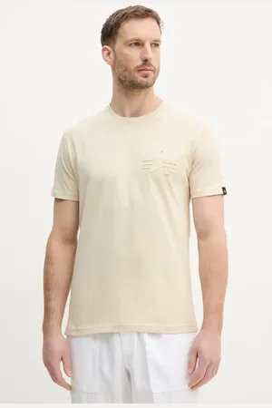 Alpha Industries T-shirt bawełniany Coach T BE męski kolor z nadrukiem 156538