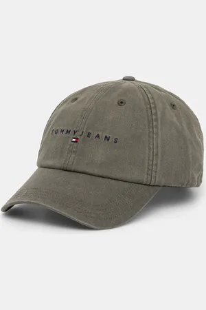 Tommy Hilfiger Czapka z daszkiem bawełniana kolor z aplikacją AM0AM13355