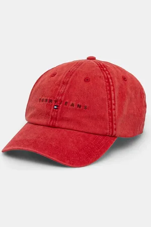 Tommy Hilfiger Czapka z daszkiem bawełniana kolor z aplikacją AM0AM13355