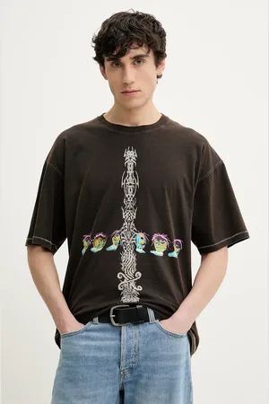 Diesel T-shirt bawełniany T-BOXT-R4 T-SHIRT męski kolor z nadrukiem A16208.0DRAM
