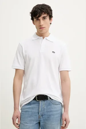Diesel Polo bawełniane T-REJUST-DOVAL-PJ POLO SHIRT kolor gładki A15057.0AIJR