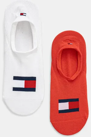 Tommy Hilfiger Tommy Hilfiger skarpetki 2-pack kolor pomarańczowy