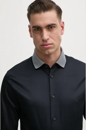 Armani Exchange Koszula męska kolor slim z kołnierzykiem klasycznym XM000198 AF10192