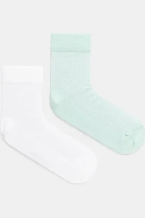 Calvin Klein Skarpetki 2-pack damskie kolor 701231400