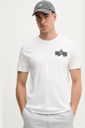 Alpha Industries T-shirt bawełniany Coach T BE męski kolor z nadrukiem 156538